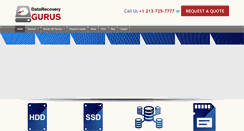Desktop Screenshot of datarecoverygurus.com